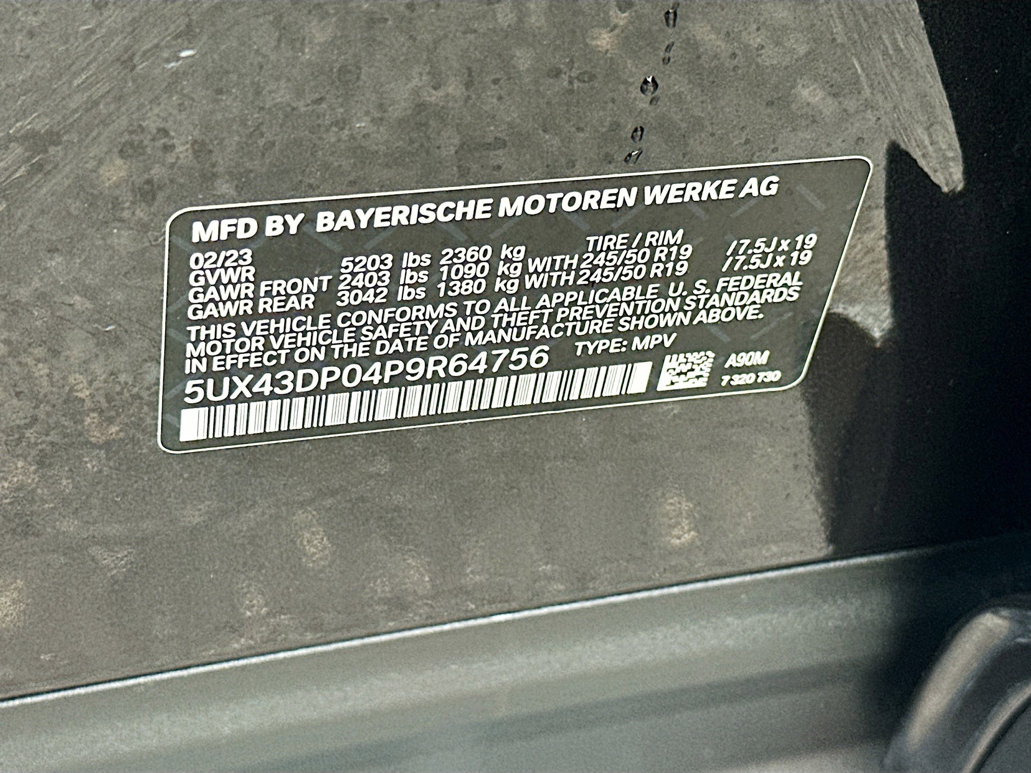 Certified 2023 BMW X3 sDrive30i w/ Convenience Package image 39