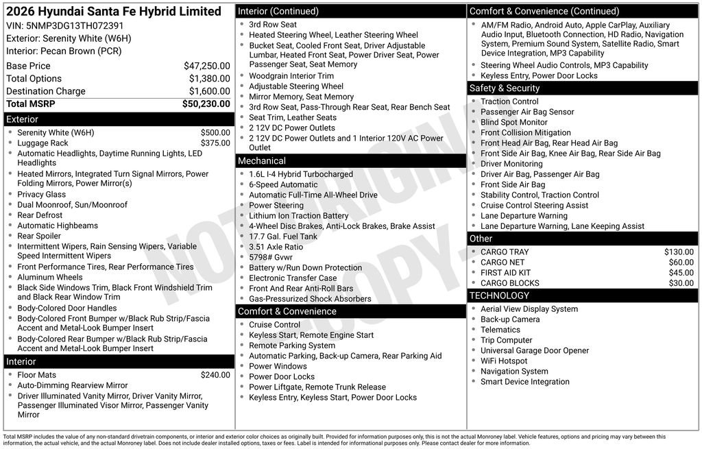 New 2026 Hyundai Santa Fe Limited image 5
