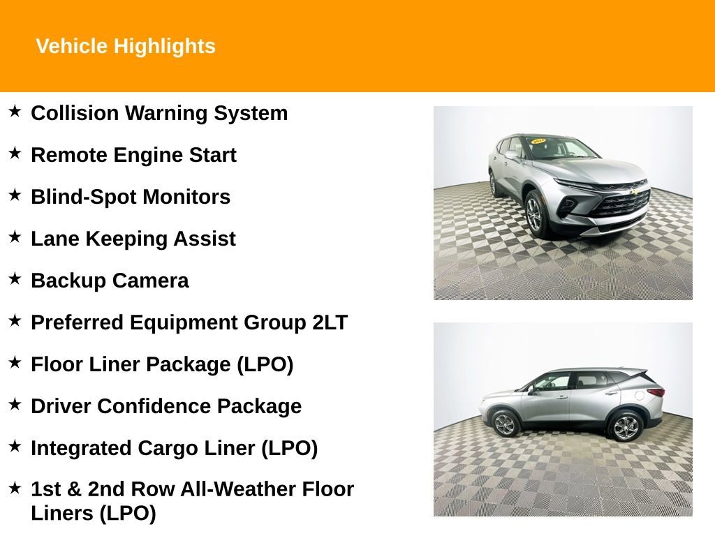 Used 2024 Chevrolet Blazer LT w/ Driver Confidence Package image 2