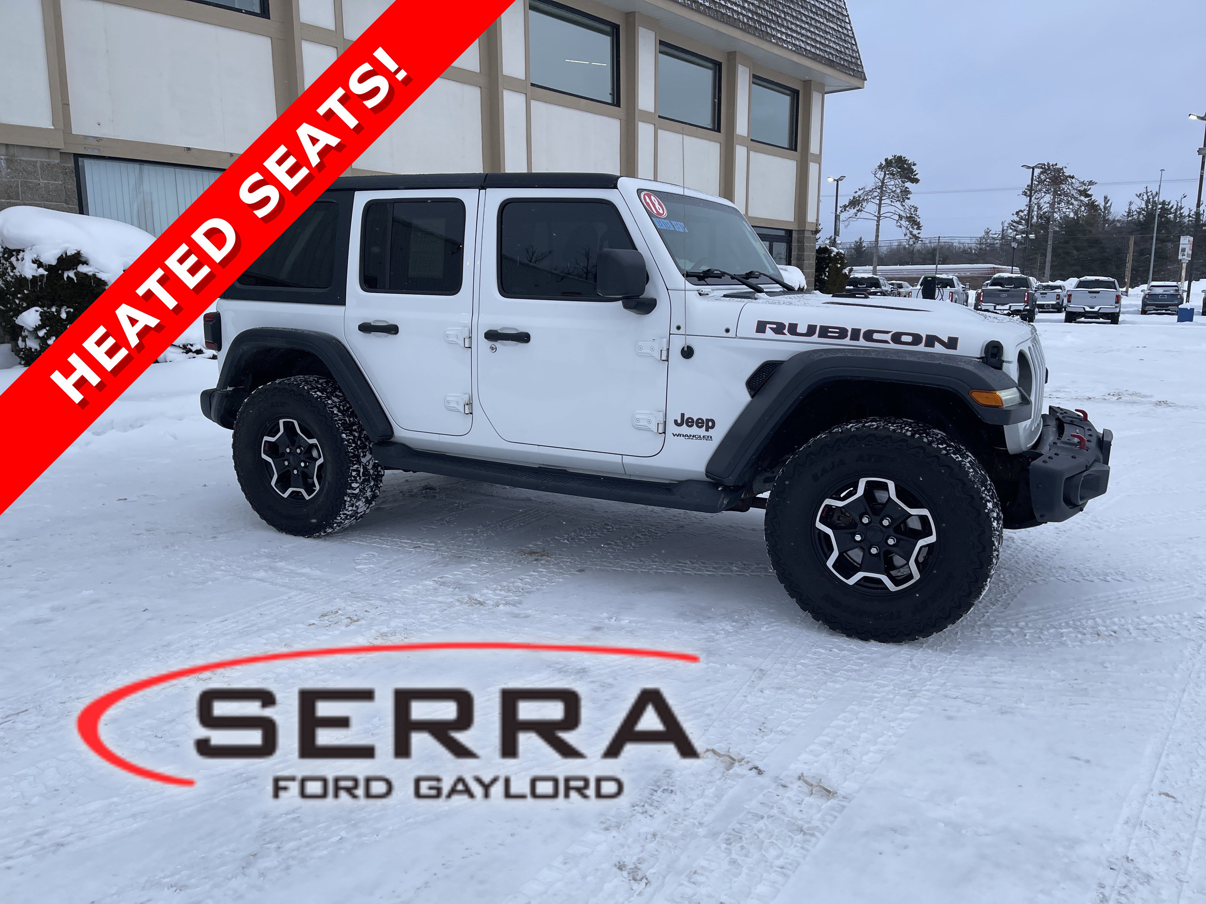 Used 2018 Jeep Wrangler Unlimited Rubicon w/ Steel Bumper Group image 1