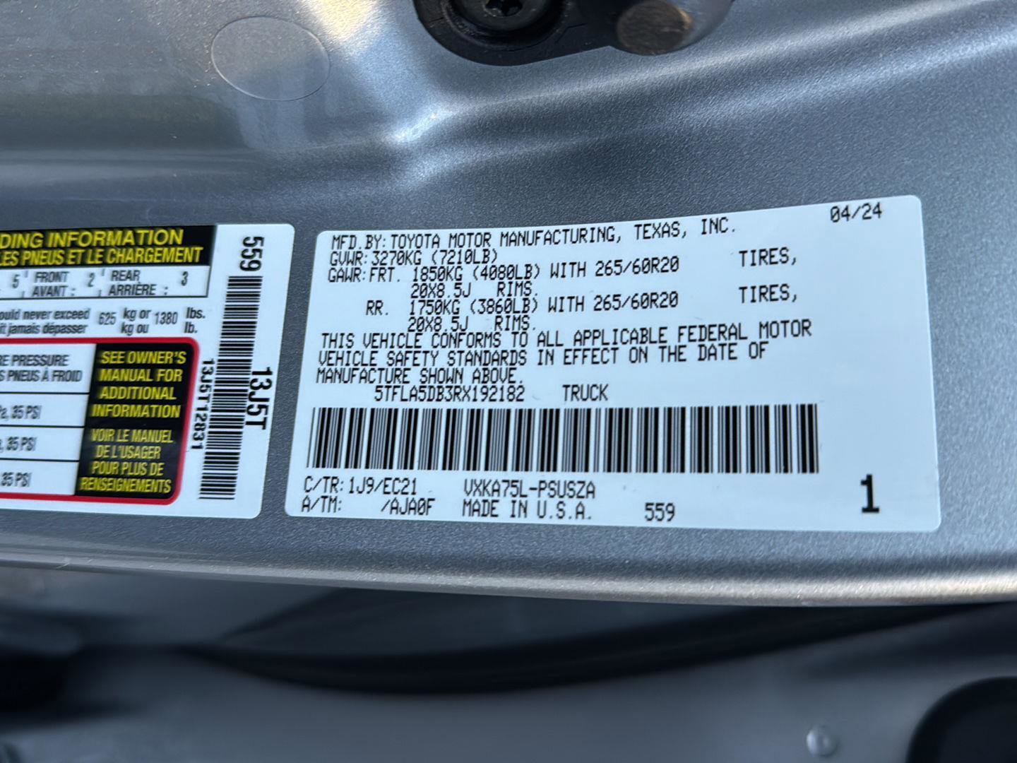 Used 2024 Toyota Tundra SR5 image 37