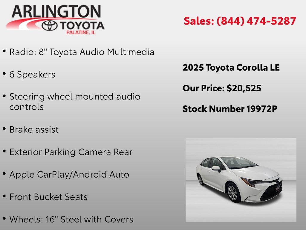 Used 2025 Toyota Corolla LE FWD image 4