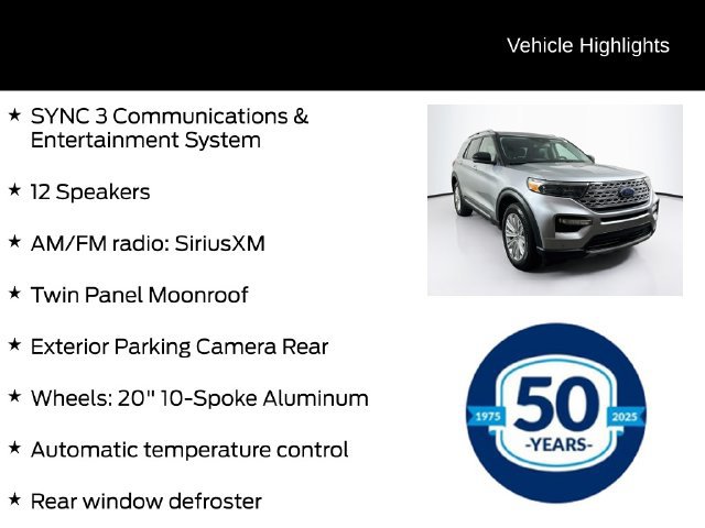 Used 2021 Ford Explorer Limited w/ Hybrid Equipment Group 310A AWD/4WD image 11