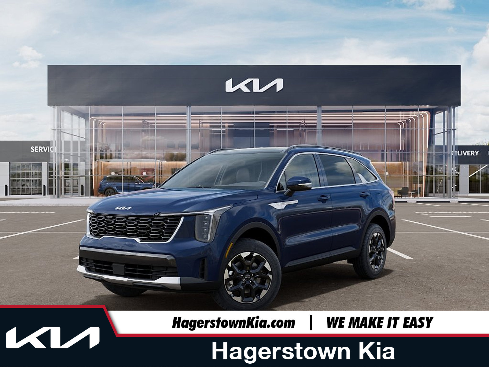 New 2026 Kia Sorento S w/ S Panoramic Sunroof Package