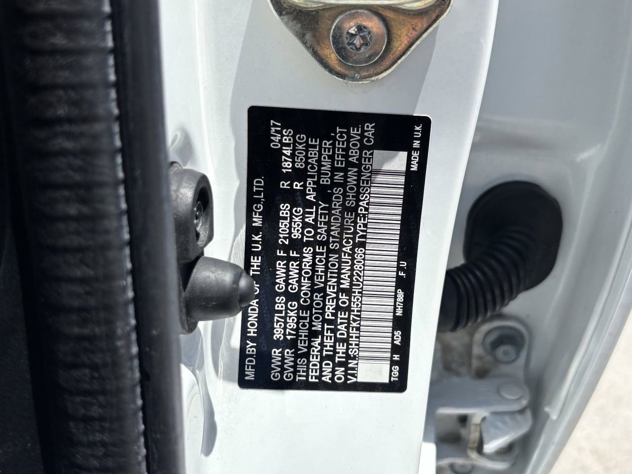 Certified 2017 Honda Civic EX image 43