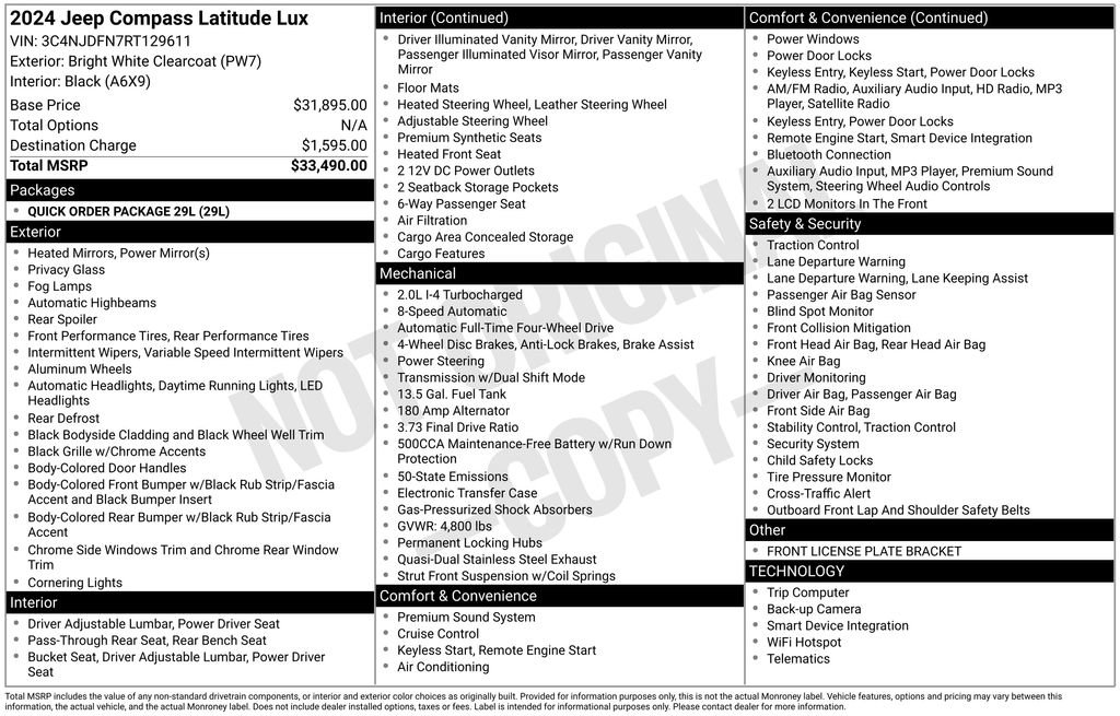 Used 2024 Jeep Compass Latitude image 44