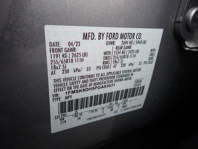 Certified 2023 Ford Explorer XLT w/ Equipment Group 202A image 21