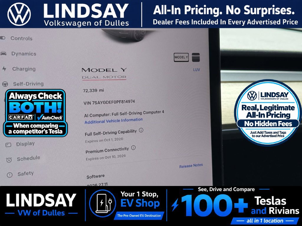 Used 2023 Tesla Model Y Performance AWD/4WD image 29