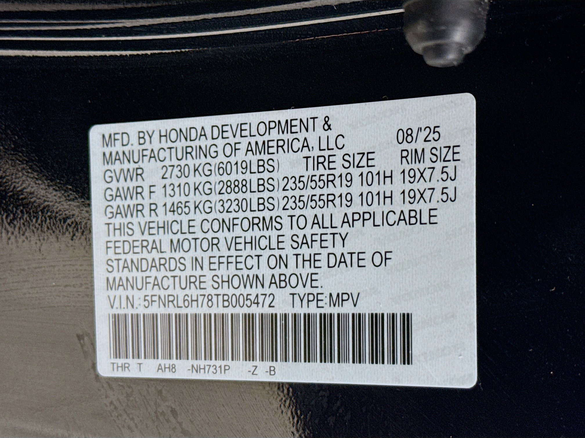 Certified 2026 Honda Odyssey Sport-L image 40