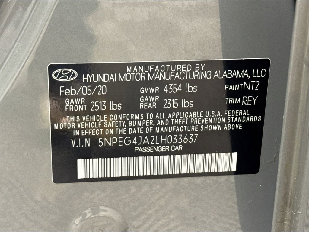 Used 2020 Hyundai Sonata SE FWD image 35