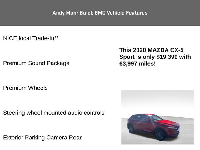 Used 2020 MAZDA CX-5 Sport AWD/4WD image 8