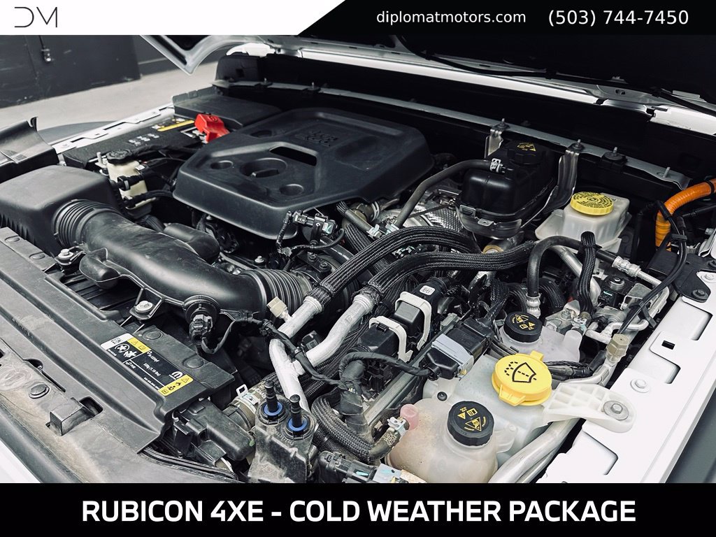 Used 2023 Jeep Wrangler Unlimited Rubicon 4xe w/ Cold Weather Group AWD/4WD image 53