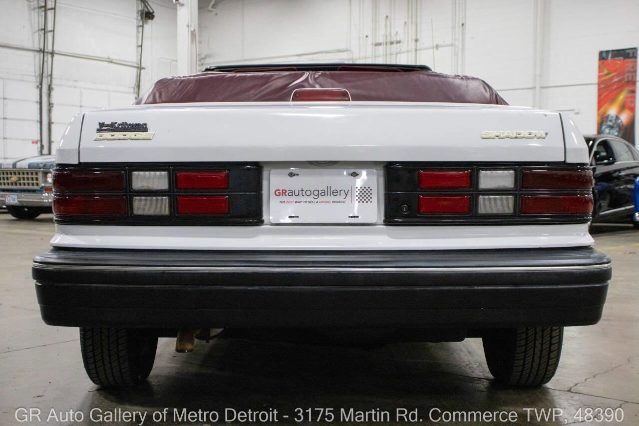 Used 1991 Dodge Shadow Convertible image 7