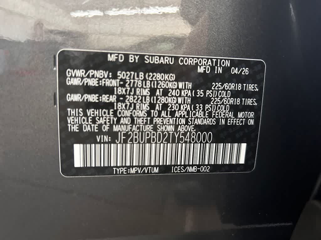 New 2026 Subaru Outback Premium AWD/4WD image 22