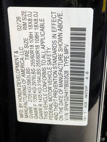 New 2026 Honda Pilot EX-L image 19