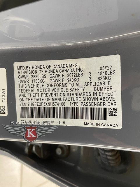 Used 2022 Honda Civic Sport image 26