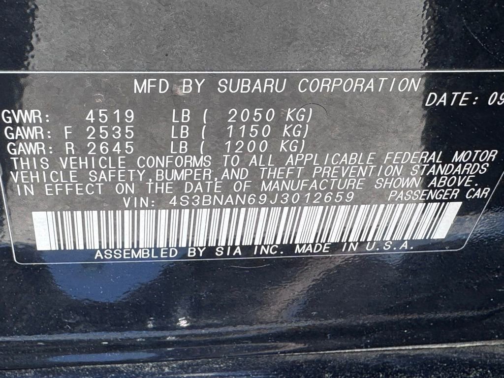 Used 2018 Subaru Legacy 2.5i Limited AWD/4WD image 39