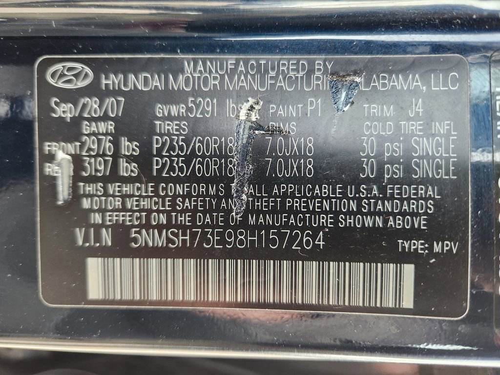 Used 2008 Hyundai Santa Fe Limited image 31