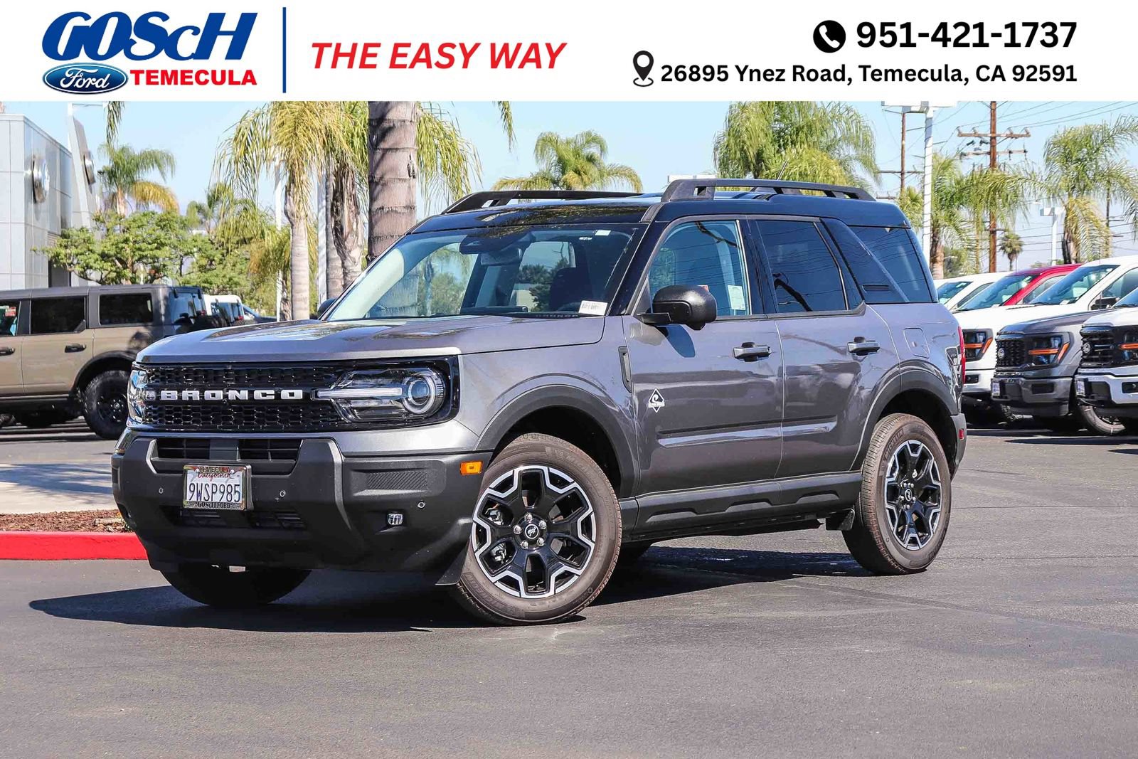 Used 2025 Ford Bronco Sport Outer Banks w/ Outer Banks Tech Package+ AWD/4WD video 1