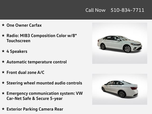 Certified 2025 Volkswagen Jetta S FWD image 4
