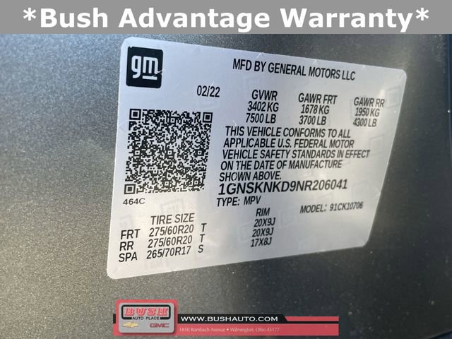 Used 2022 Chevrolet Tahoe LT w/ Luxury Package image 35