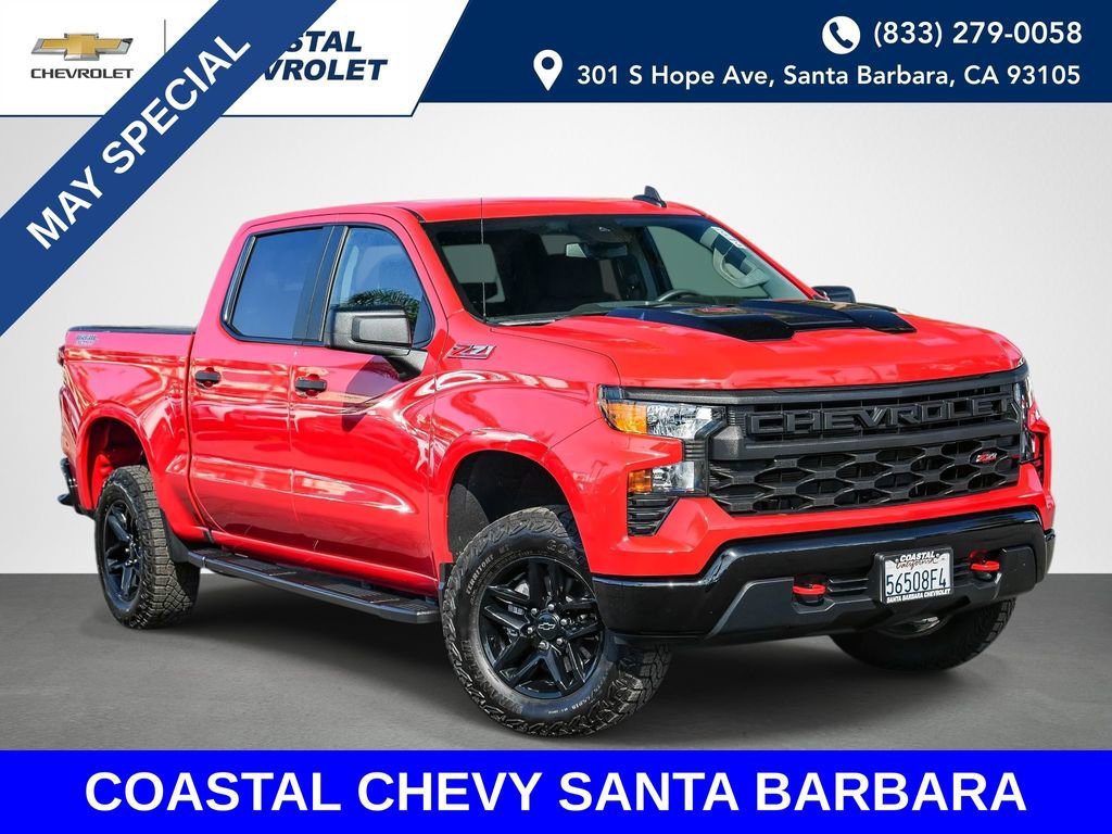 Used 2025 Chevrolet Silverado 1500 Custom Trail Boss AWD/4WD image 1