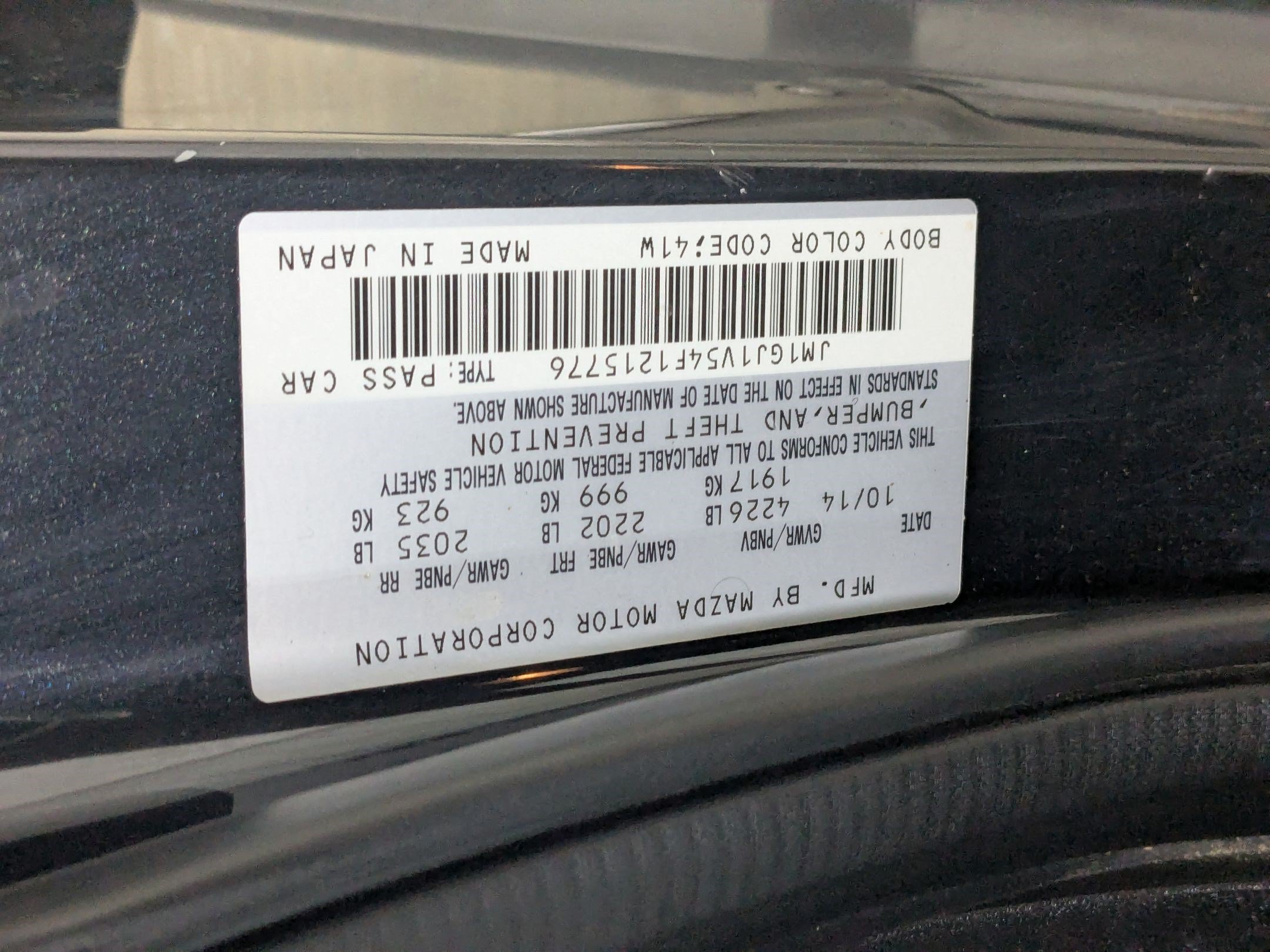 Used 2015 MAZDA MAZDA6 Touring FWD image 24