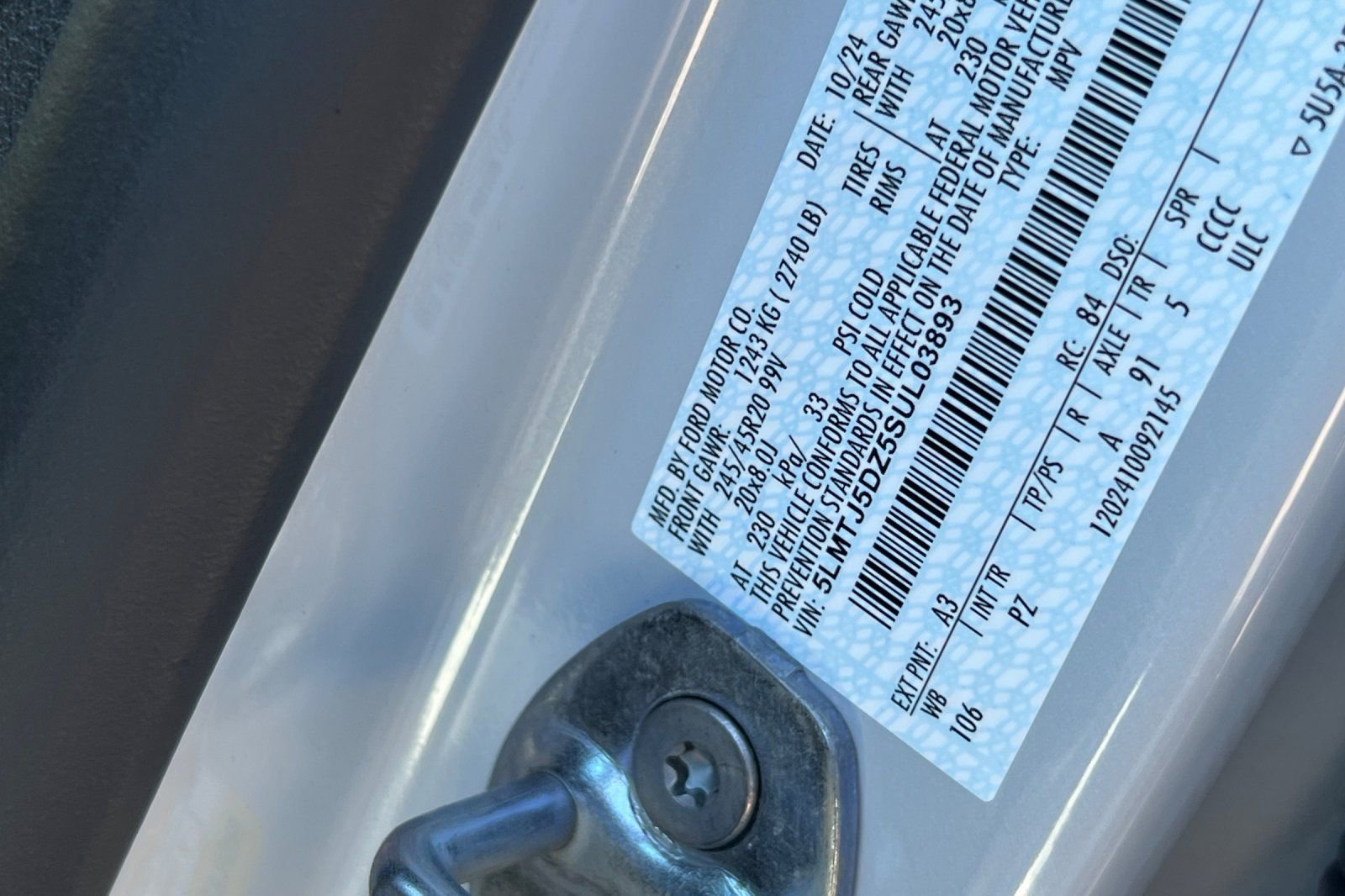 Certified 2025 Lincoln Corsair Grand Touring w/ Equipment Group 301A image 30