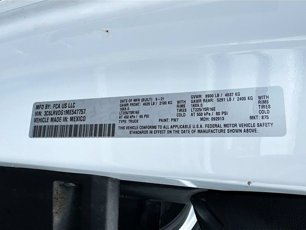 Used 2021 RAM ProMaster 2500 w/ Convenience Group FWD image 20