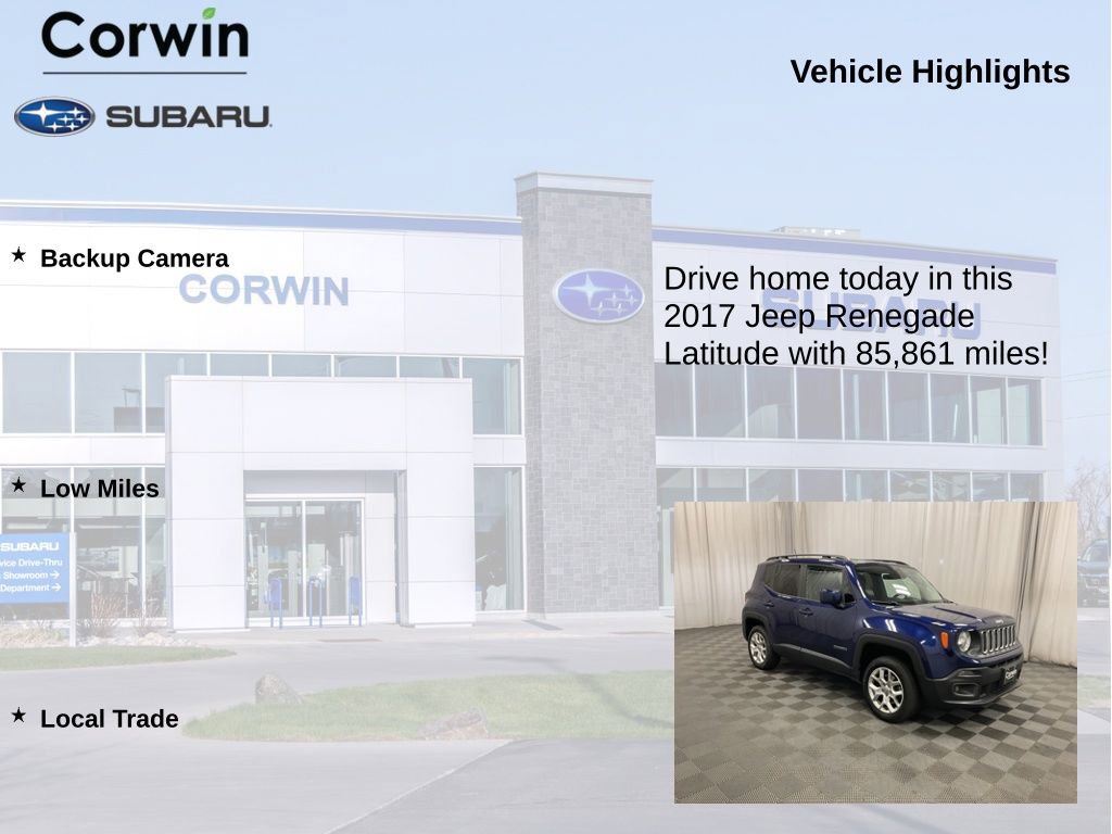 Used 2017 Jeep Renegade Latitude w/ Cold Weather Group AWD/4WD image 6