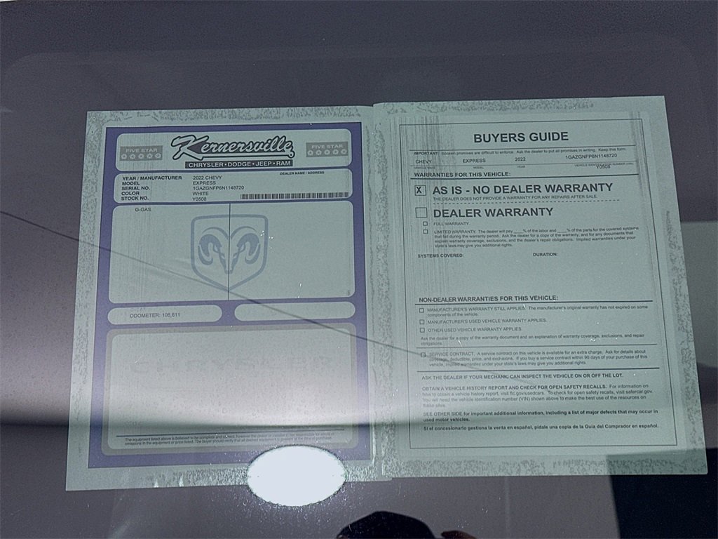 Used 2022 Chevrolet Express 3500 LS image 35