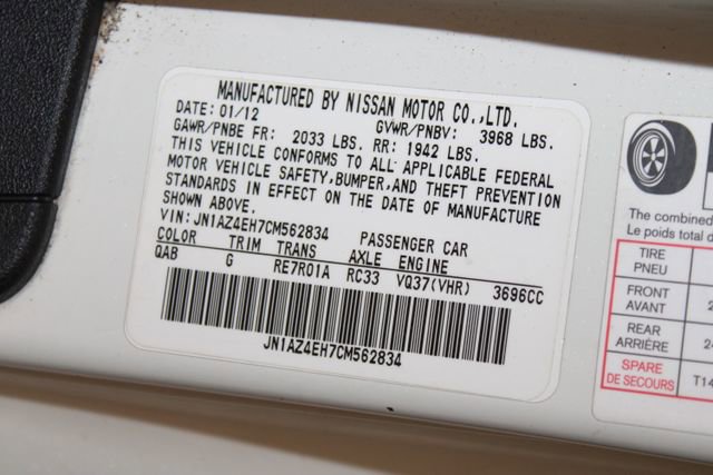 Used 2012 Nissan 370Z Touring RWD image 28