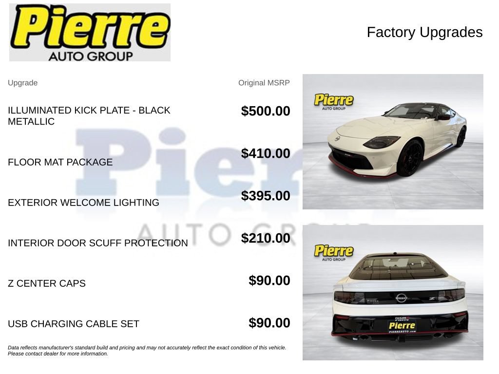 Used 2024 Nissan Z NISMO w/ Floor Mat Package RWD image 14