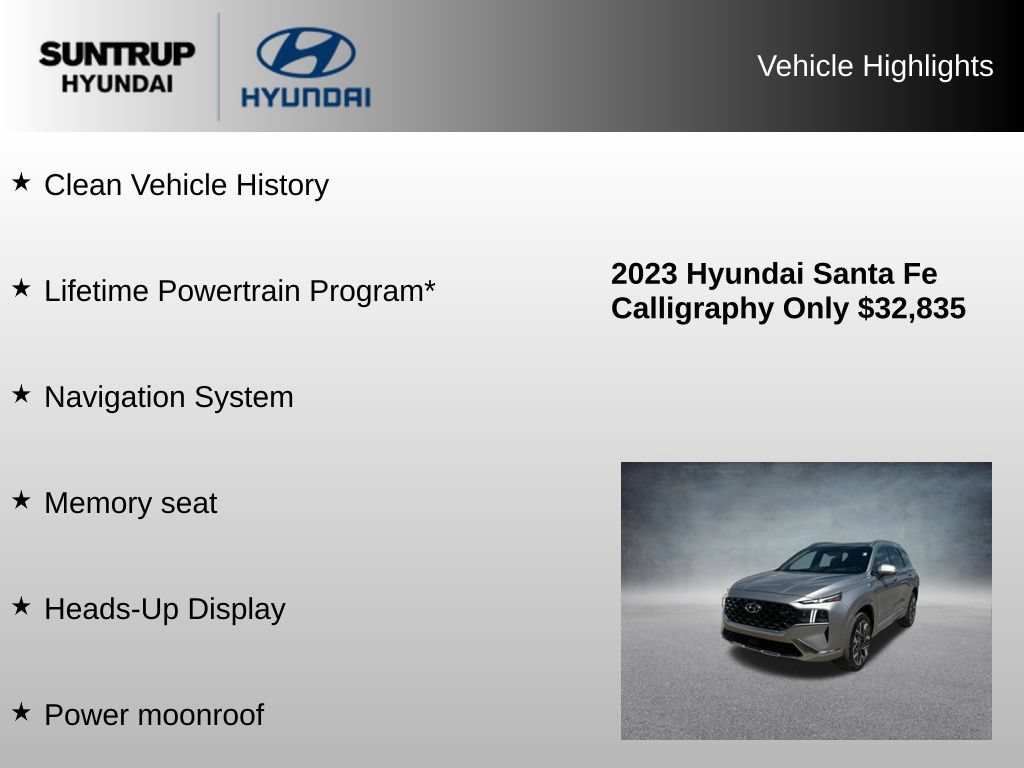 Used 2023 Hyundai Santa Fe Calligraphy AWD/4WD image 8