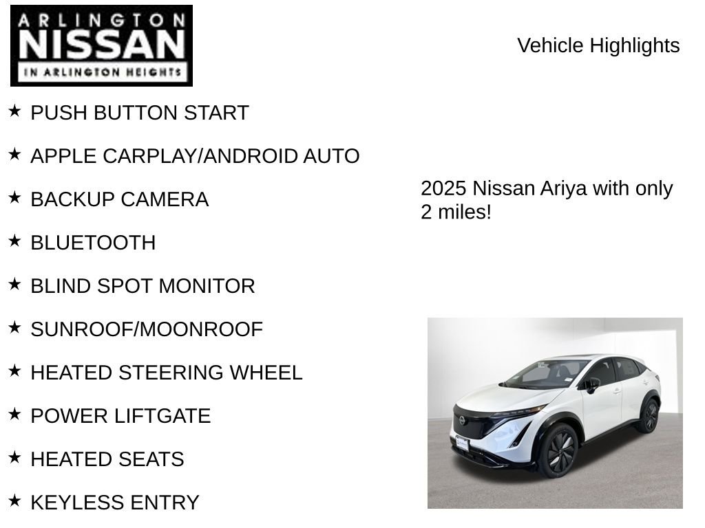 New 2025 Nissan Ariya AWD image 8