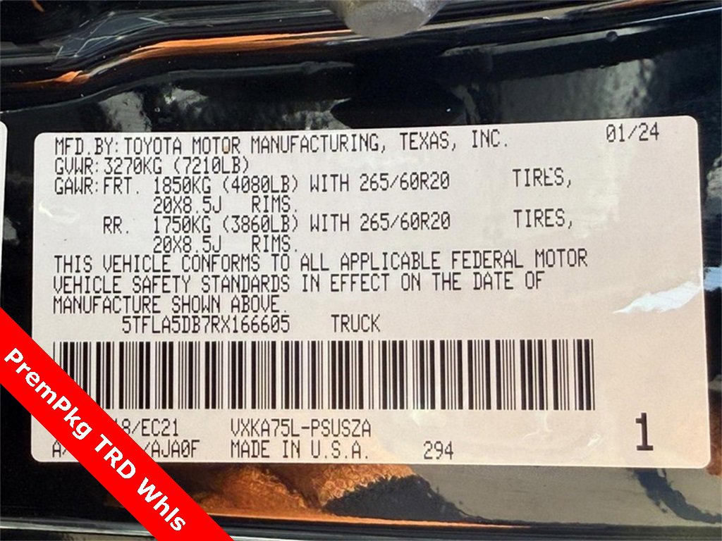 Used 2024 Toyota Tundra SR5 image 30