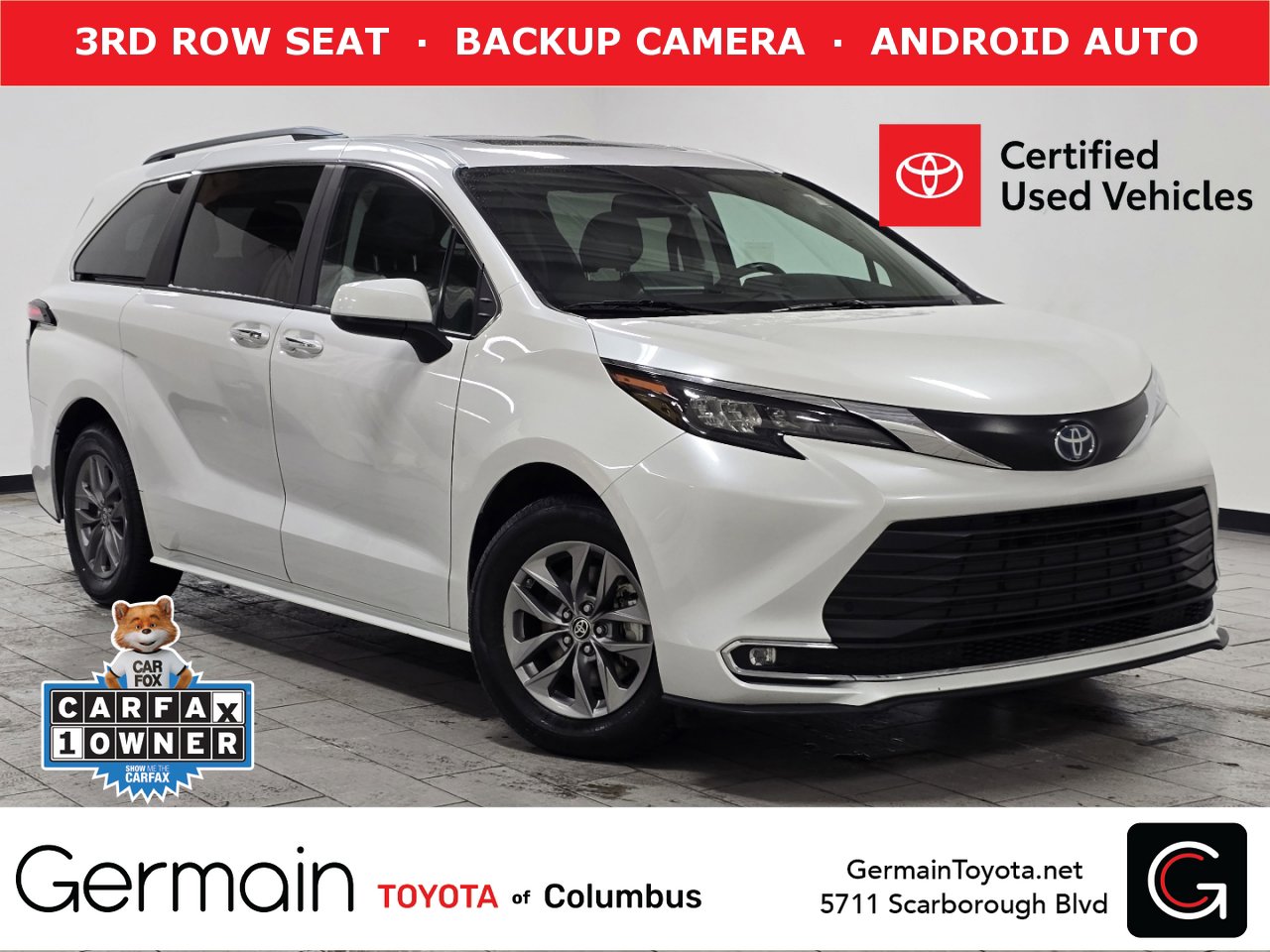 Certified 2024 Toyota Sienna XLE image 1