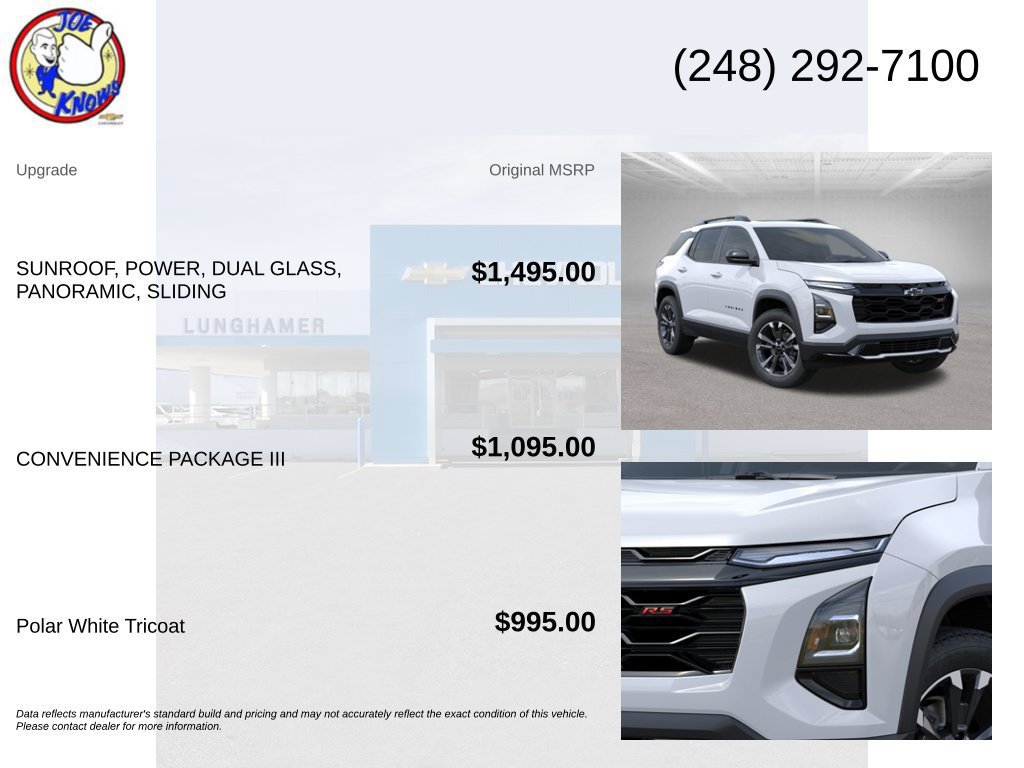 New 2027 Chevrolet Equinox RS w/ Convenience Package III AWD/4WD image 5