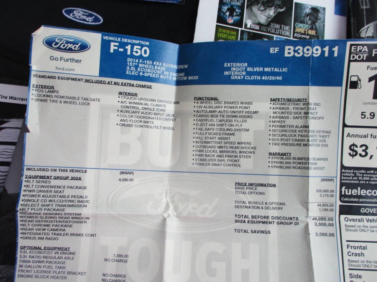 Used 2014 Ford F150 XLT w/ Equipment Group 302A Luxury AWD/4WD image 29