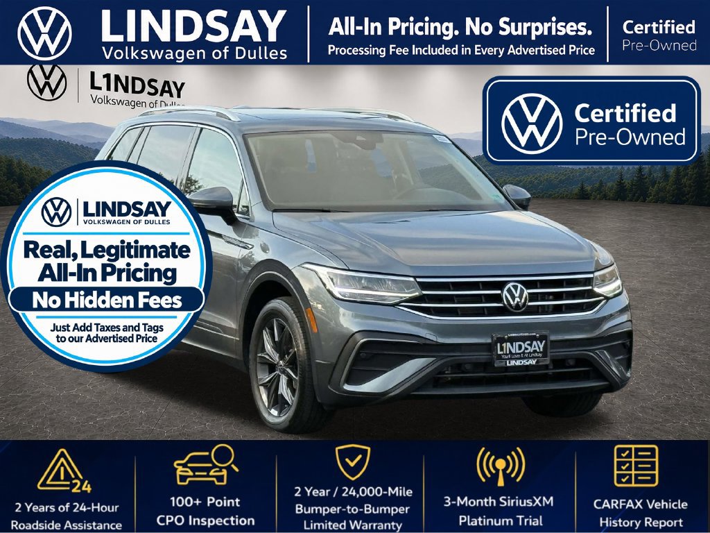 Used 2023 Volkswagen Tiguan SE w/ Panoramic Sunroof Package