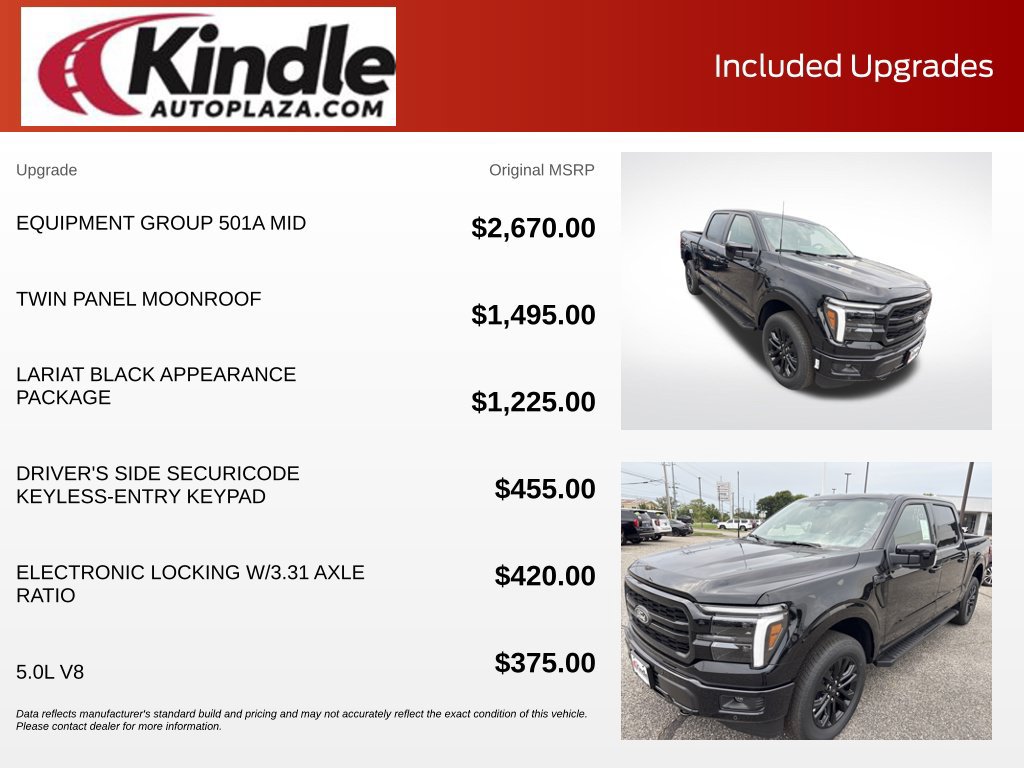 New 2026 Ford F150 Lariat w/ Equipment Group 501A Mid AWD/4WD image 5