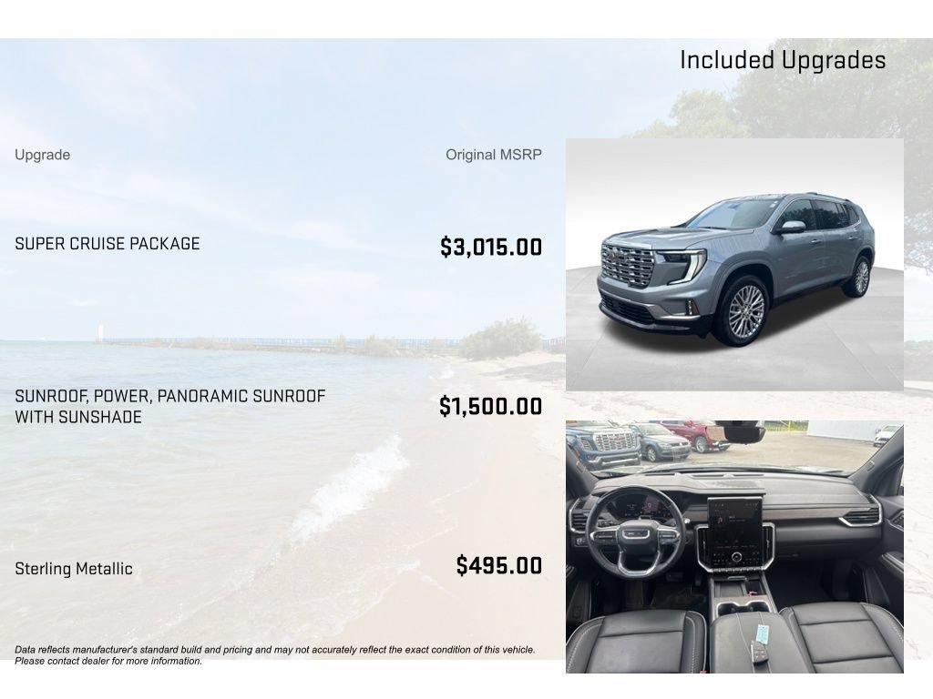 Used 2026 GMC Acadia Denali w/ Super Cruise Package AWD/4WD image 5