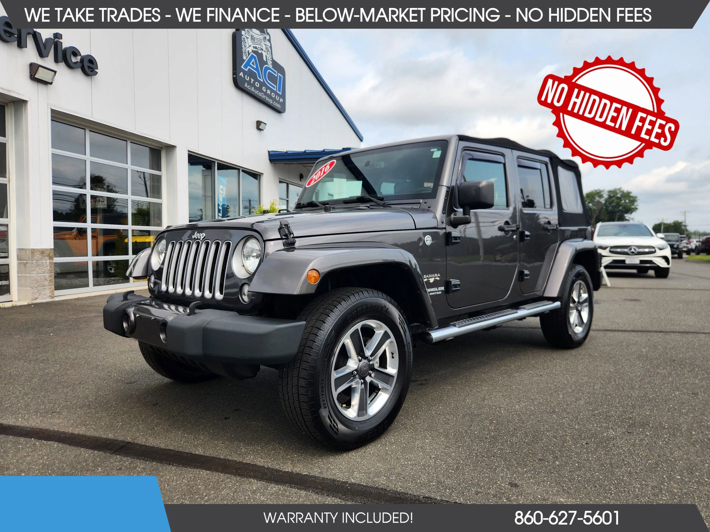 Used 2016 Jeep Wrangler Unlimited Sahara w/ Dual Top Group
