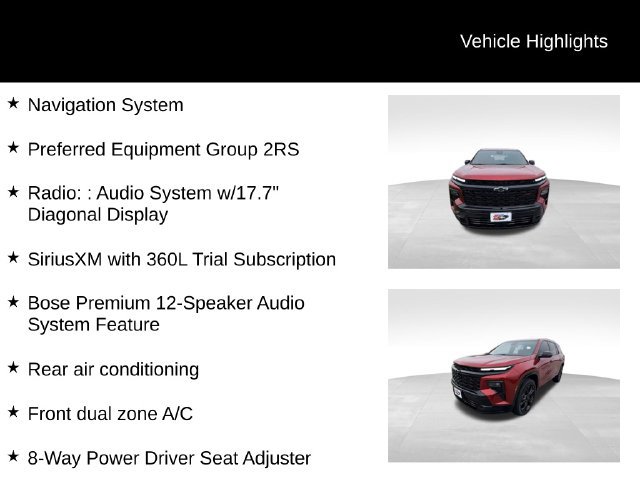 Certified 2027 Chevrolet Traverse RS AWD/4WD image 13