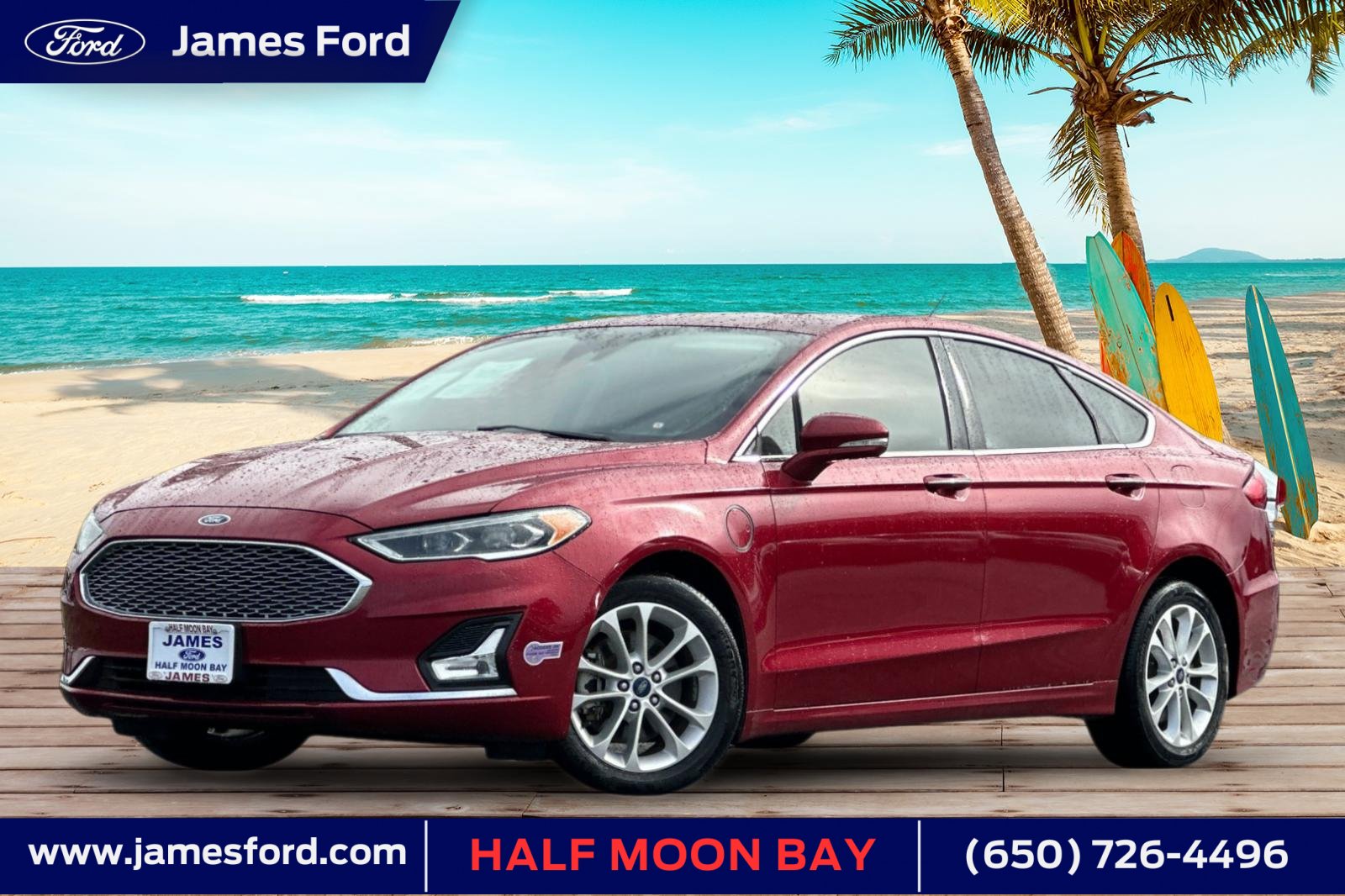 Used 2019 Ford Fusion Energi Titanium image 1