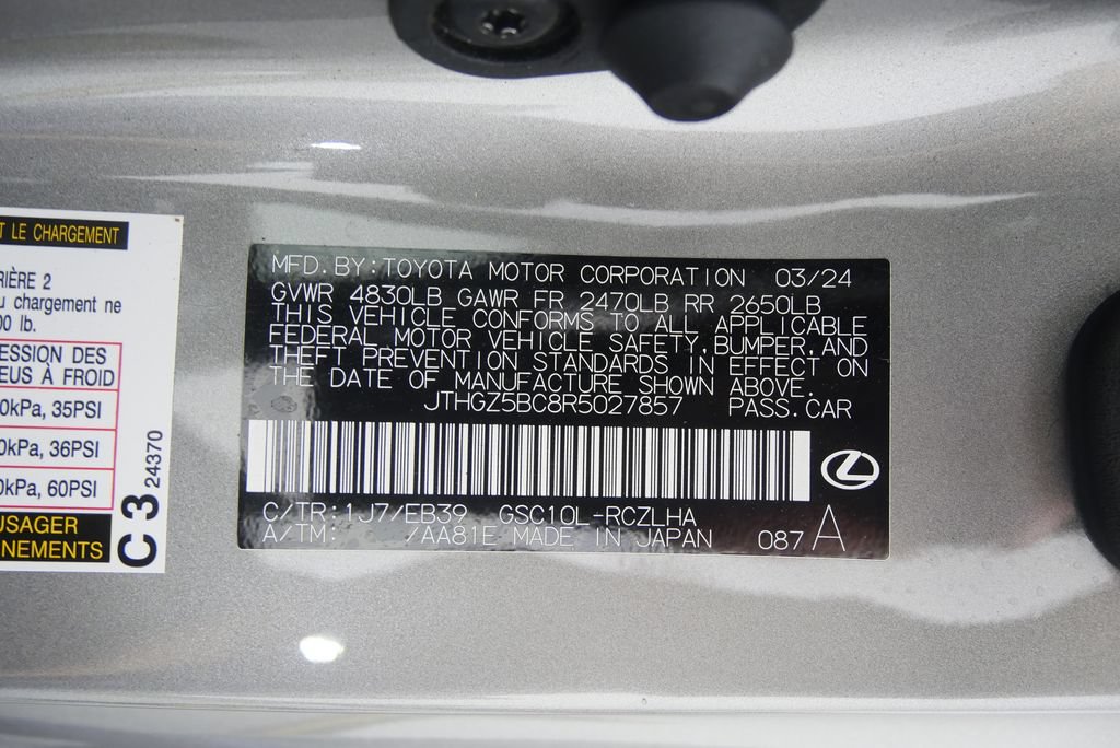 Used 2024 Lexus RC 350 F Sport w/ Navigation Package RWD image 25