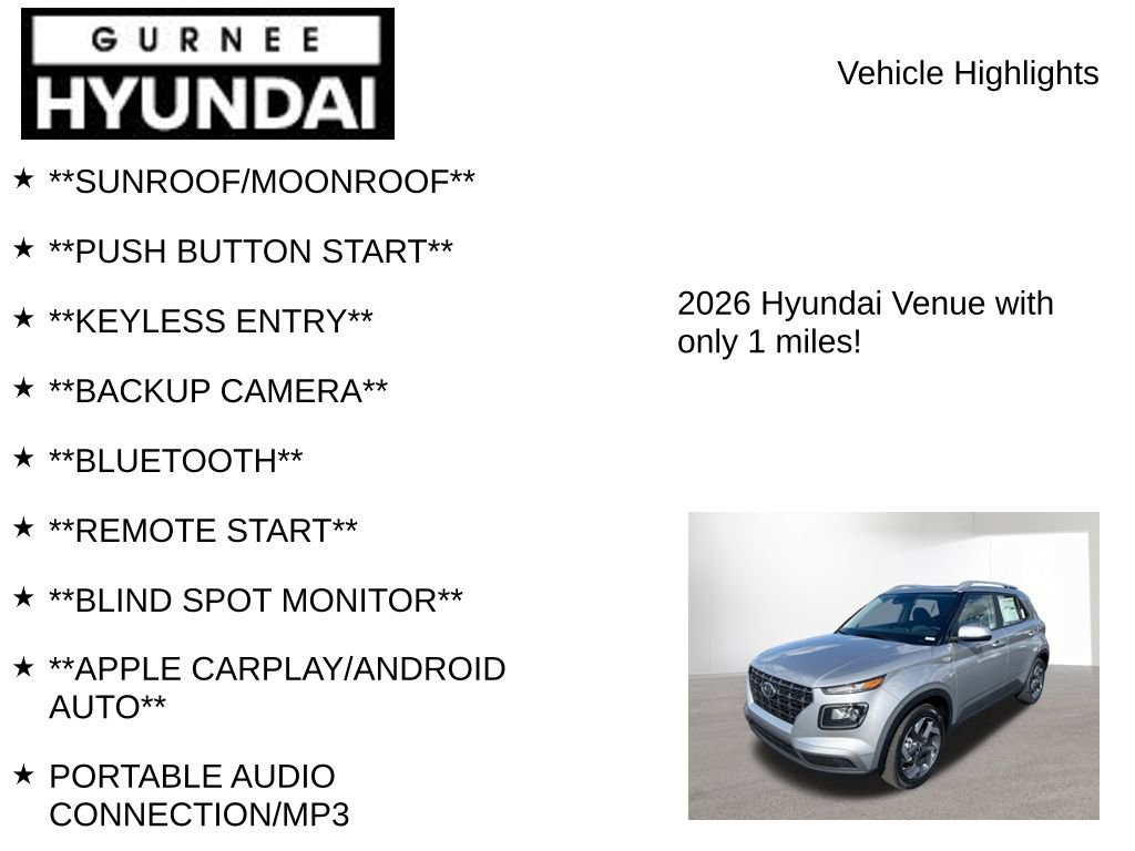 New 2026 Hyundai Venue SEL image 7