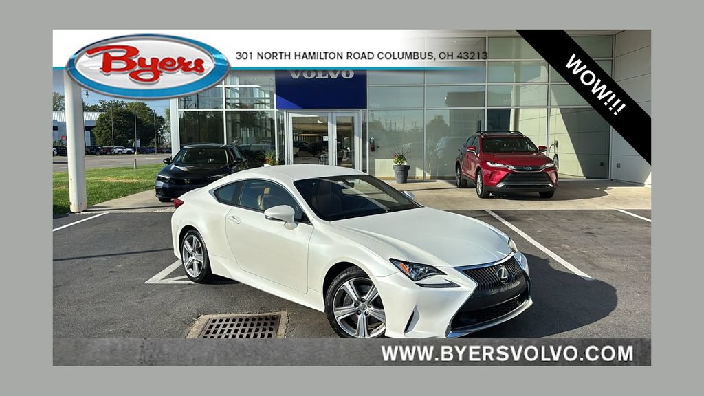 Used 2016 Lexus RC 200t w/ Premium Package