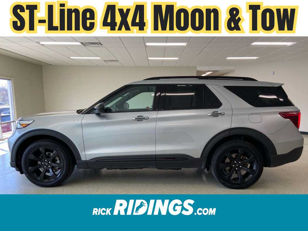 Used 2024 Ford Explorer ST-Line w/ Class IV Trailer Tow Package