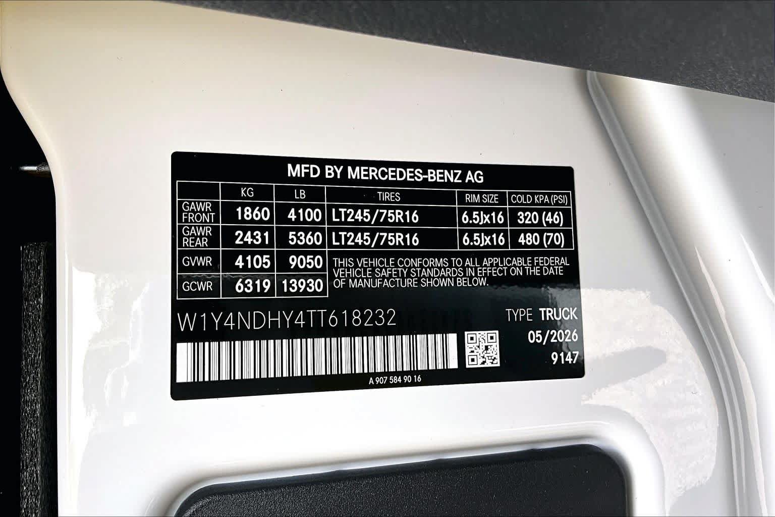 New 2026 Mercedes-Benz Sprinter 2500 image 18